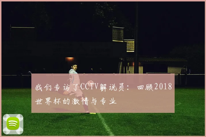 我们专访了CCTV解说员：回顾2018世界杯的激情与专业